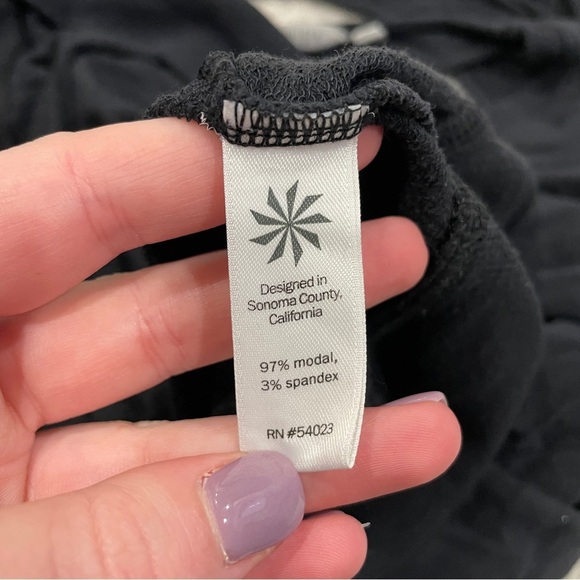 Athleta Black Cut Out Back Long Sleeve Shirt - Picture 7 of 11